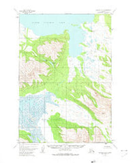 Ugashik B-3 Alaska Historical topographic map, 1:63360 scale, 15 X 15 Minute, Year 1951