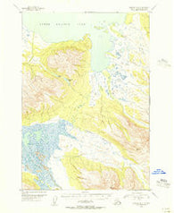 Ugashik B-3 Alaska Historical topographic map, 1:63360 scale, 15 X 15 Minute, Year 1951