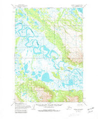 Ugashik B-4 Alaska Historical topographic map, 1:63360 scale, 15 X 15 Minute, Year 1954