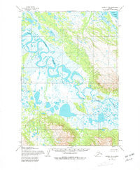 Ugashik B-4 Alaska Historical topographic map, 1:63360 scale, 15 X 15 Minute, Year 1954