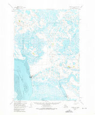 Ugashik C-5 Alaska Historical topographic map, 1:63360 scale, 15 X 15 Minute, Year 1951