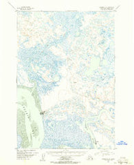 Ugashik C-5 Alaska Historical topographic map, 1:63360 scale, 15 X 15 Minute, Year 1951