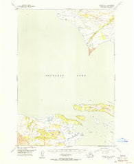 Ugashik D-1 Alaska Historical topographic map, 1:63360 scale, 15 X 15 Minute, Year 1951