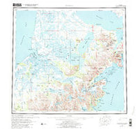 Ugashik Alaska Historical topographic map, 1:250000 scale, 1 X 2 Degree, Year 1963
