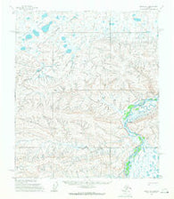 Umiat A-4 Alaska Historical topographic map, 1:63360 scale, 15 X 15 Minute, Year 1955