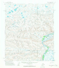 Umiat A-4 Alaska Historical topographic map, 1:63360 scale, 15 X 15 Minute, Year 1955