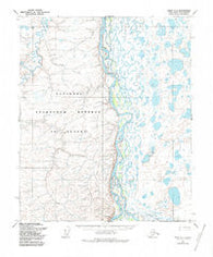 Umiat C-3 Alaska Historical topographic map, 1:63360 scale, 15 X 15 Minute, Year 1955