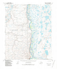Umiat C-3 Alaska Historical topographic map, 1:63360 scale, 15 X 15 Minute, Year 1955