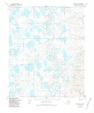 Umiat D-2 Alaska Historical topographic map, 1:63360 scale, 15 X 15 Minute, Year 1955