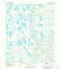 Umiat D-2 Alaska Historical topographic map, 1:63360 scale, 15 X 15 Minute, Year 1955
