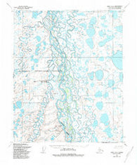 Umiat D-3 Alaska Historical topographic map, 1:63360 scale, 15 X 15 Minute, Year 1955