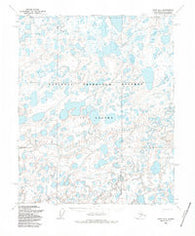 Umiat D-4 Alaska Historical topographic map, 1:63360 scale, 15 X 15 Minute, Year 1955