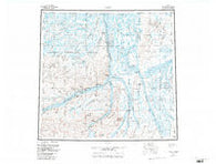 Umiat Alaska Historical topographic map, 1:250000 scale, 1 X 3 Degree, Year 1956