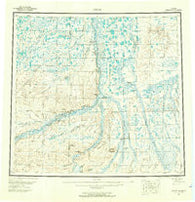 Umiat Alaska Historical topographic map, 1:250000 scale, 1 X 3 Degree, Year 1956