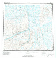 Umiat Alaska Historical topographic map, 1:250000 scale, 1 X 3 Degree, Year 1956