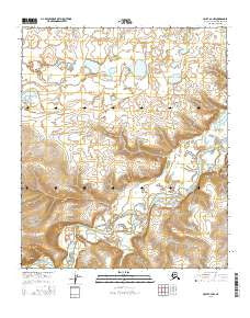 Umiat A-3 NW Alaska Current topographic map, 1:25000 scale, 7.5 X 7.5 Minute, Year 2016
