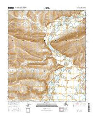 Umiat A-4 SE Alaska Current topographic map, 1:25000 scale, 7.5 X 7.5 Minute, Year 2016