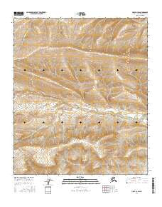 Umiat A-4 SW Alaska Current topographic map, 1:25000 scale, 7.5 X 7.5 Minute, Year 2016