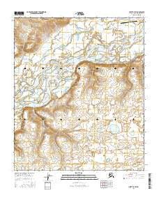 Umiat B-4 SW Alaska Current topographic map, 1:25000 scale, 7.5 X 7.5 Minute, Year 2016