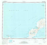 Umnak Alaska Historical topographic map, 1:250000 scale, 1 X 2 Degree, Year 1951