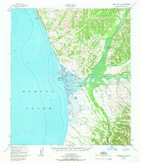 Unalakleet D-4 Alaska Historical topographic map, 1:63360 scale, 15 X 15 Minute, Year 1950