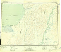 Unalakleet Alaska Historical topographic map, 1:250000 scale, 1 X 3 Degree, Year 1951