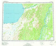 Unalakleet Alaska Historical topographic map, 1:250000 scale, 1 X 3 Degree, Year 1952