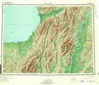 Unalakleet Alaska Historical topographic map, 1:250000 scale, 1 X 3 Degree, Year 1952