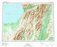 Unalakleet Alaska Historical topographic map, 1:250000 scale, 1 X 3 Degree, Year 1952