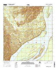 Unalakleet A-2 SW Alaska Current topographic map, 1:25000 scale, 7.5 X 7.5 Minute, Year 2016