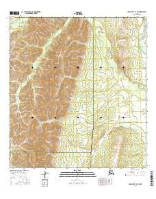 Unalakleet A-4 SW Alaska Current topographic map, 1:25000 scale, 7.5 X 7.5 Minute, Year 2016