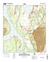 Unalakleet B-1 NW Alaska Current topographic map, 1:25000 scale, 7.5 X 7.5 Minute, Year 2015