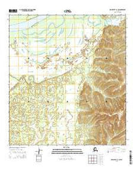 Unalakleet B-1 SW Alaska Current topographic map, 1:25000 scale, 7.5 X 7.5 Minute, Year 2015
