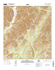 Unalakleet B-2 SW Alaska Current topographic map, 1:25000 scale, 7.5 X 7.5 Minute, Year 2015