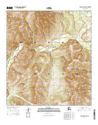 Unalakleet B-3 NW Alaska Current topographic map, 1:25000 scale, 7.5 X 7.5 Minute, Year 2015