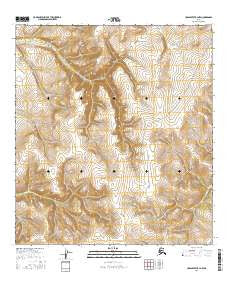 Unalakleet B-4 NW Alaska Current topographic map, 1:25000 scale, 7.5 X 7.5 Minute, Year 2016