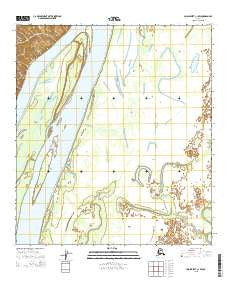 Unalakleet C-1 SW Alaska Current topographic map, 1:25000 scale, 7.5 X 7.5 Minute, Year 2015