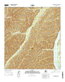 Unalakleet C-2 SE Alaska Current topographic map, 1:25000 scale, 7.5 X 7.5 Minute, Year 2015