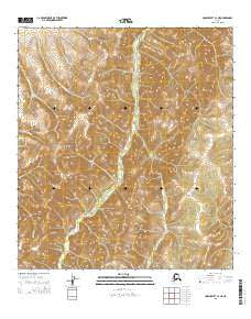 Unalakleet C-4 NE Alaska Current topographic map, 1:25000 scale, 7.5 X 7.5 Minute, Year 2015