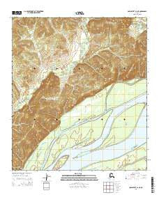 Unalakleet D-1 NE Alaska Current topographic map, 1:25000 scale, 7.5 X 7.5 Minute, Year 2015