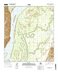 Unalakleet D-1 SE Alaska Current topographic map, 1:25000 scale, 7.5 X 7.5 Minute, Year 2015