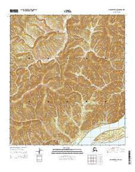 Unalakleet D-1 SW Alaska Current topographic map, 1:25000 scale, 7.5 X 7.5 Minute, Year 2015