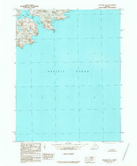 Unalaska B-1 Alaska Historical topographic map, 1:63360 scale, 15 X 15 Minute, Year 1989