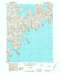 Unalaska B-2 Alaska Historical topographic map, 1:63360 scale, 15 X 15 Minute, Year 1989