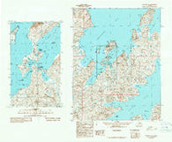 Unalaska C-2 Alaska Historical topographic map, 1:63360 scale, 15 X 15 Minute, Year 1990