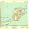 Unalaska Alaska Historical topographic map, 1:250000 scale, 1 X 2 Degree, Year 1951