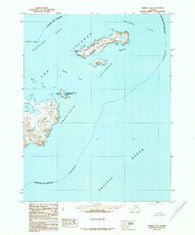 Unimak A-3 Alaska Historical topographic map, 1:63360 scale, 15 X 15 Minute, Year 1989