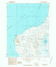 Unimak C-3 Alaska Historical topographic map, 1:63360 scale, 15 X 15 Minute, Year 1989