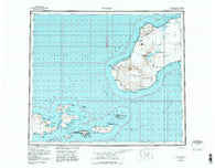 Unimak Alaska Historical topographic map, 1:250000 scale, 1 X 2 Degree, Year 1951