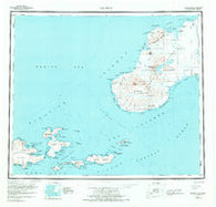 Unimak Alaska Historical topographic map, 1:250000 scale, 1 X 2 Degree, Year 1951